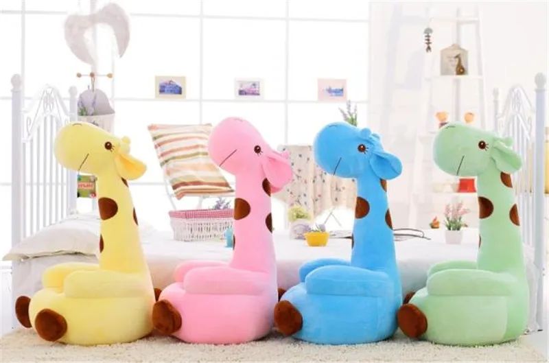 stuffed giraffe chair plush toy10