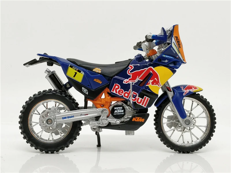 Bburago 1:18 Дакар ралли KTM 450 Red bull#1 литье под давлением гоночный мотокросс