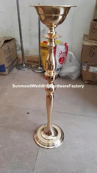

new style metal wedding standing vase floor stand vase for hotel event decor