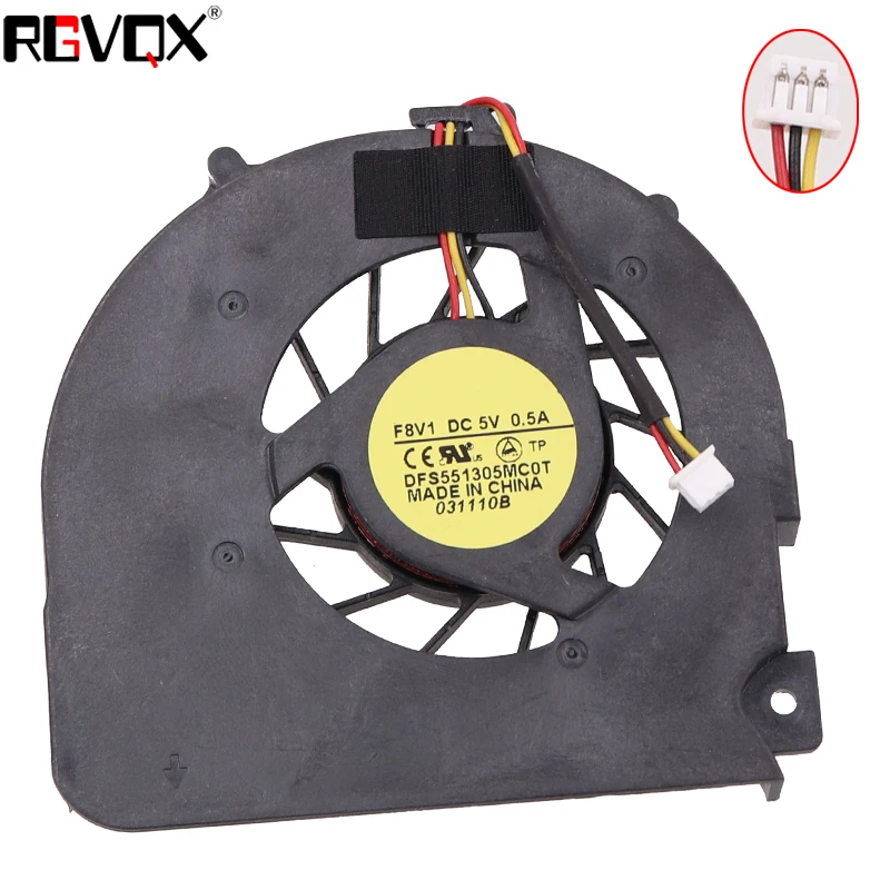 

New Laptop Cooling Fan For Acer aspire 5536 5738 5738Z Original PN: MG55150V1-Q000-G99 DFS551305MC0T 100309B Cooler Radiator