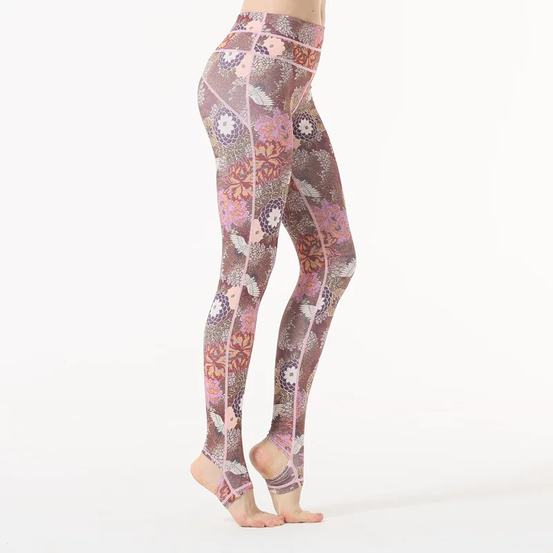 

Women Sexy Yoga Pants Printed Dry Fit Sport Pants Elastic Fitness Gym Pants Workout Running Tight Sport Leggings Female Trousers