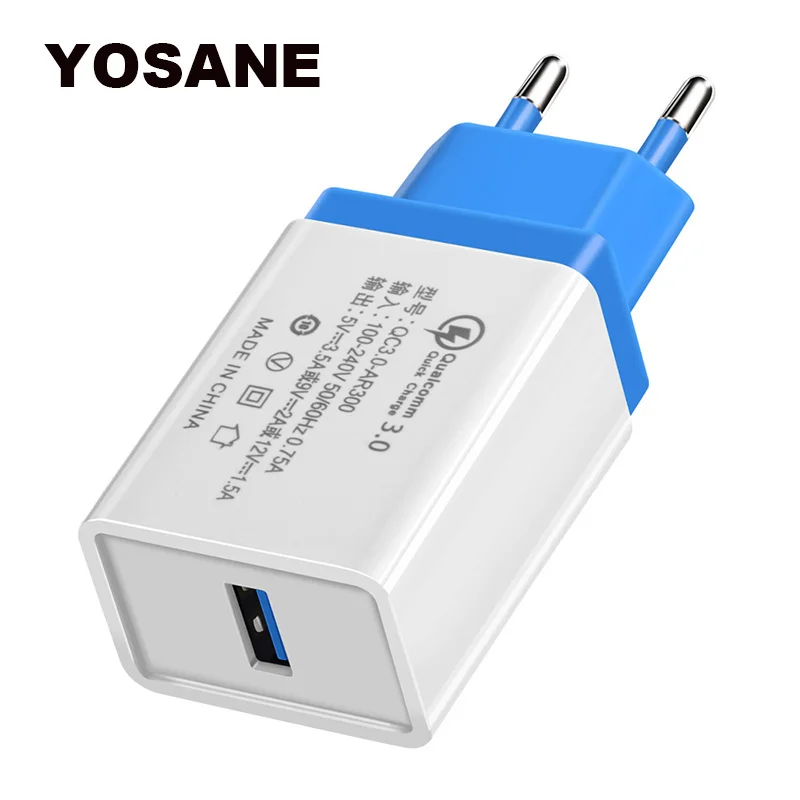 

3.5A Quick Charge 3.0 USB Charger for iPhone 8 X 7 6 plus iPad QC3.0 USB Wall Charger for Samsung LG xiaomi Mobile Phone Charger