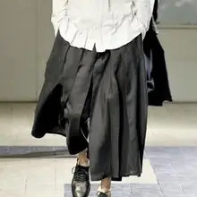 Мужская одежда большего размера,, Корейская версия для отдыха, юбка, брюки, одежда для сцены/27-39