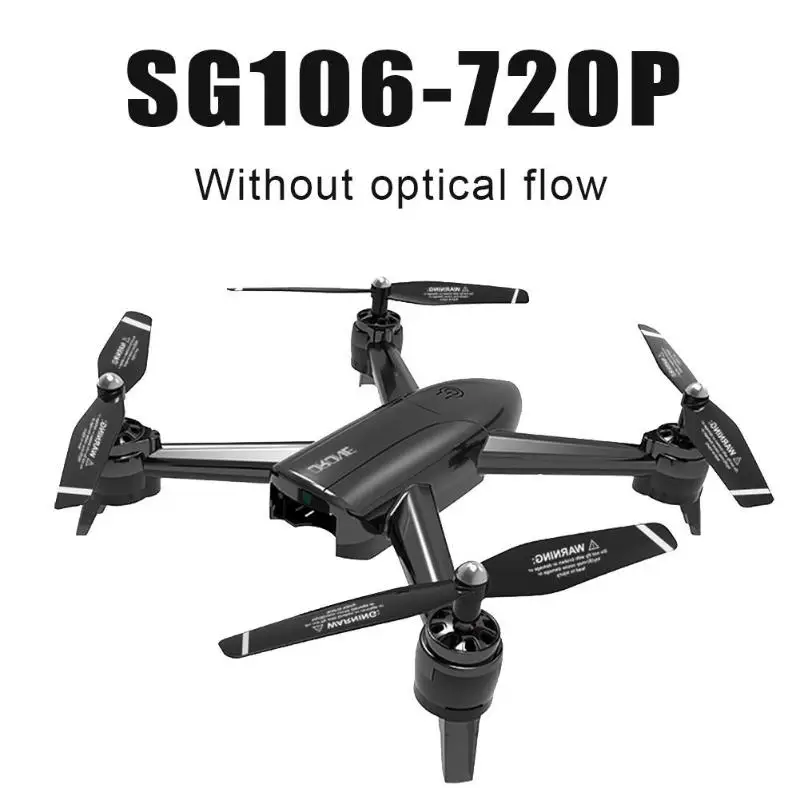 

SG106 RC Drone GPS WIFI FPV 720P Camera 3D Rollover Auto Return Quadcopter Speed Control with 3pcs battery Toys Kid