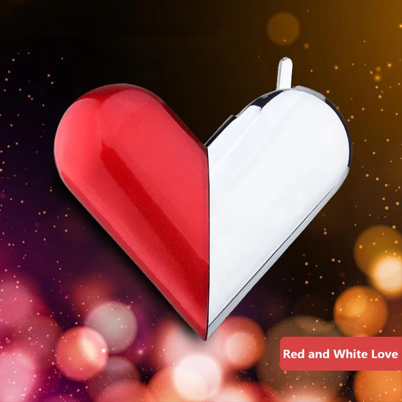 Креативная индивидуальная Складная Вращающаяся газовая зажигалка в форме сердца, зажигалка, аксессуары для курения, подарок для женщин