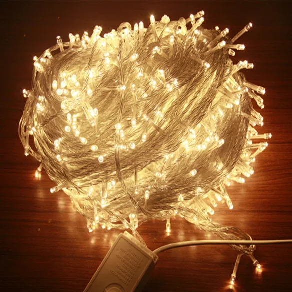 10pcs/lot 50M 400led LED string Fairy light holiday decoration AC220V