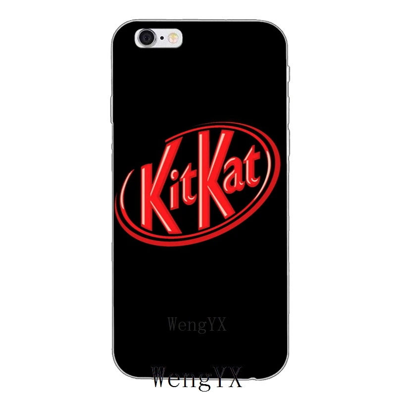 Комплект kat chocolate kitkat тонкий силиконовый мягкий чехол для телефона iPhone 4 4s 5 5s 5c SE 6 6s