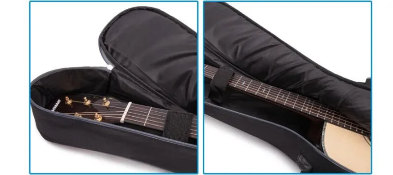 Акустическая Электрогитара Gig Bag мягкий чехол с водонепроницаемыми двойными лямками для 36 ''41'' мягкий чехол рюкзак с двойными лямками