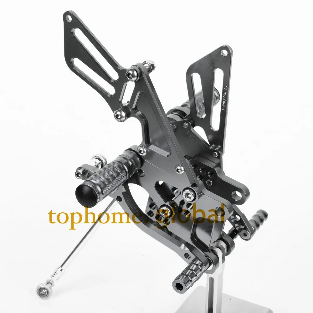 

CNC Motorcycle Parts Rearsets Foot Pegs Rear Set For KAWASAKI ZX10R 2008-2009 2010 Titanium Color