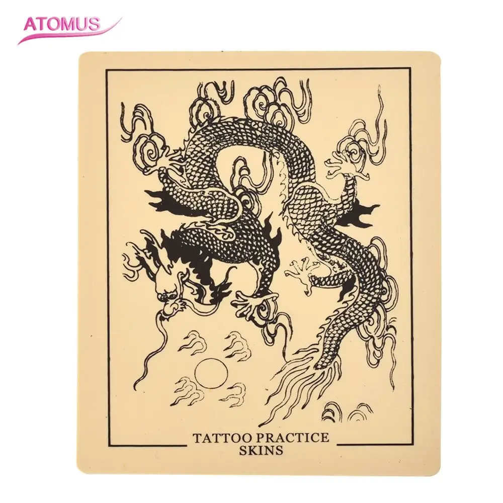 

Tattoo Practice Chinese Dragon Skin Training Skin Set Quality Permanent Makeup Eyebrows Beginner Tattoo Accessories Equipment