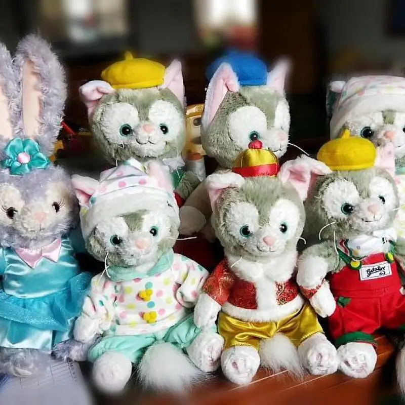 Duffy Bear new friends 1 шт. плюшевая игрушка милая кошка кролик одежда мягкие куклы детский