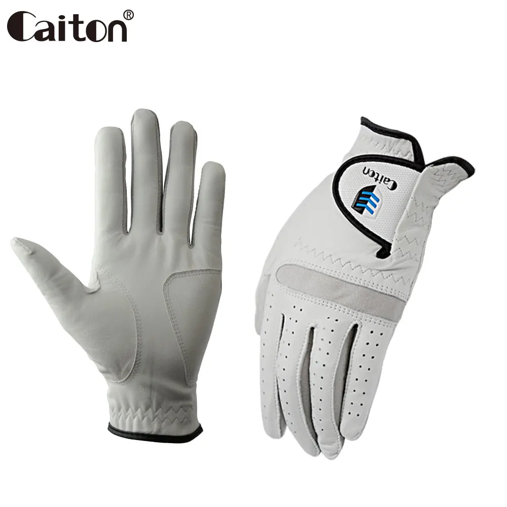 Caiton первый слой из овечей кожи мужские перчатки для гольфа левые удобные и дышащие кожаные перчатки