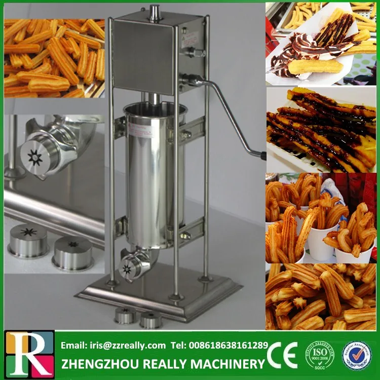 

Stainless steel 12L manual spain churros machine for sale