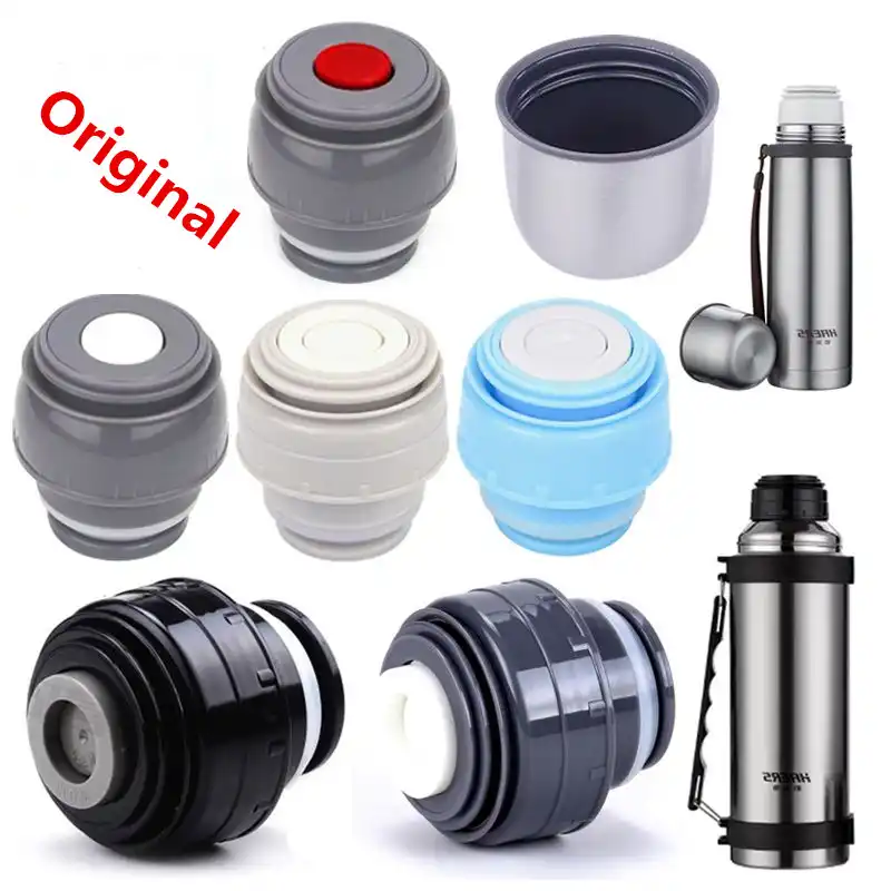 push button thermos cap