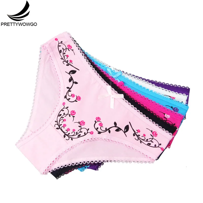 Buy Prettywowgo Dropshipping Underwear Female Floral