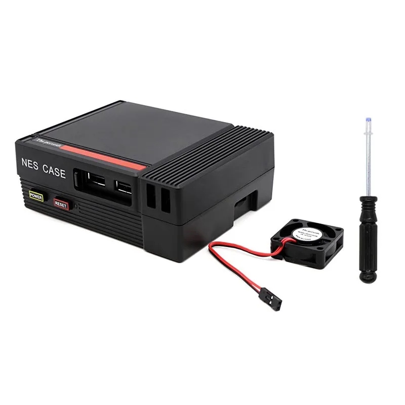 

NES NESPI Case Plus Retroflag Kit Functional POWER button with Safe Shutdown for Rasbperry pi 3B/3B+