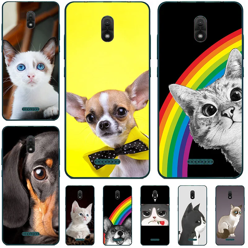 

Soft TPU Cover For Wiko View GO Case Cover Soft Silicon phone shell Colorful printing Case For Wiko View GO Painted Flower Cases