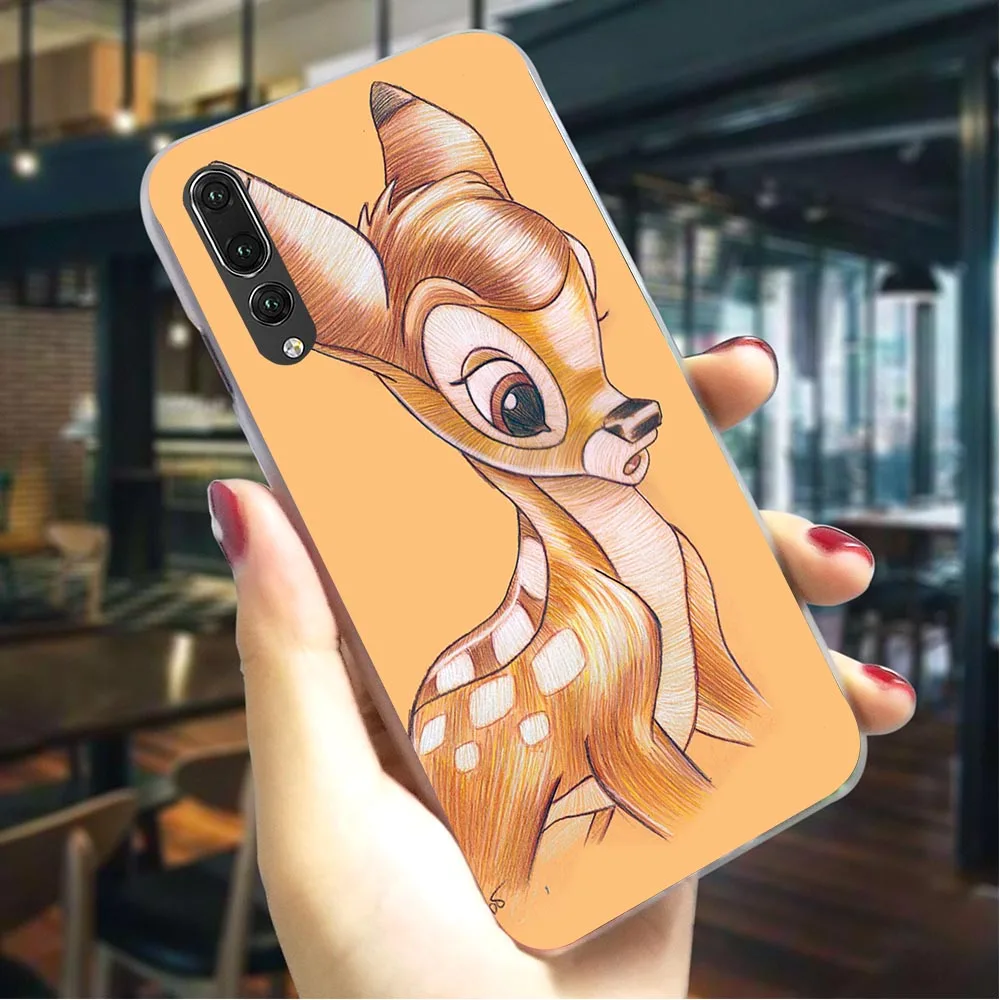 

Bambi deer Hard Cover for Huawei P20 Ultra Thin Phone Case for Huawei P8 Lite 2017 P9 Lite 2016 P10 Lite P20 Pro Cases Skin