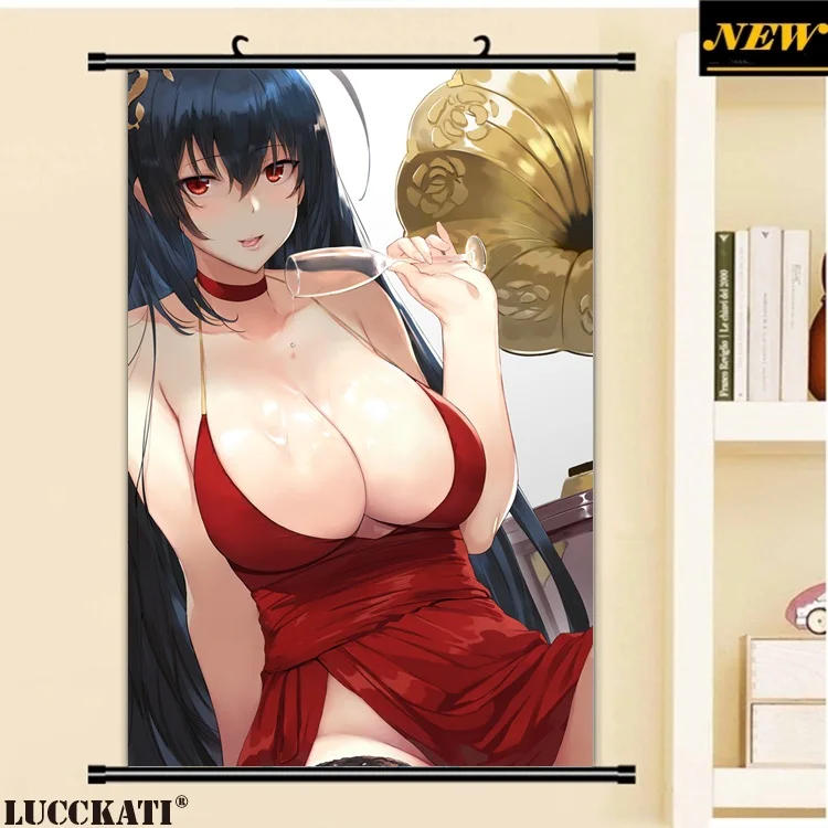 40X60 см Azur переулок Bilan Hangxian игра cameltoe Сексуальная лоли мультфильм аниме Настенная картина плакат прокрутки Ткань Холст Живопись 4 - Цвет: I