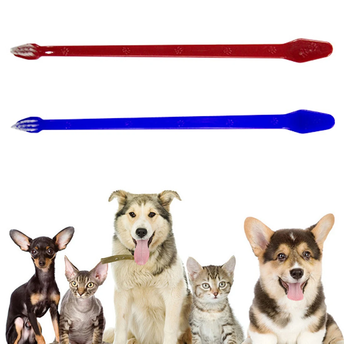 Pet Product 1pc Dog Toothbrush Pet Cat Dog Tooth Finger Brush Dental