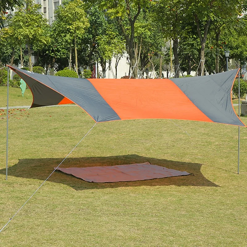 

Top Lander 410X410Cm Beach Sun Shelter Tent Waterproof Rain Camping Sunshade Awning Outdoor Sun Shade Canopy For Beach