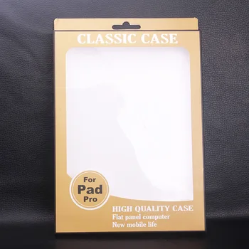 

Paper Packaging Package Box with PVC Transparent Plastic Window For 12.9inch ipadpro Case Gift Pack Accessories50pcs /lot KJ-481