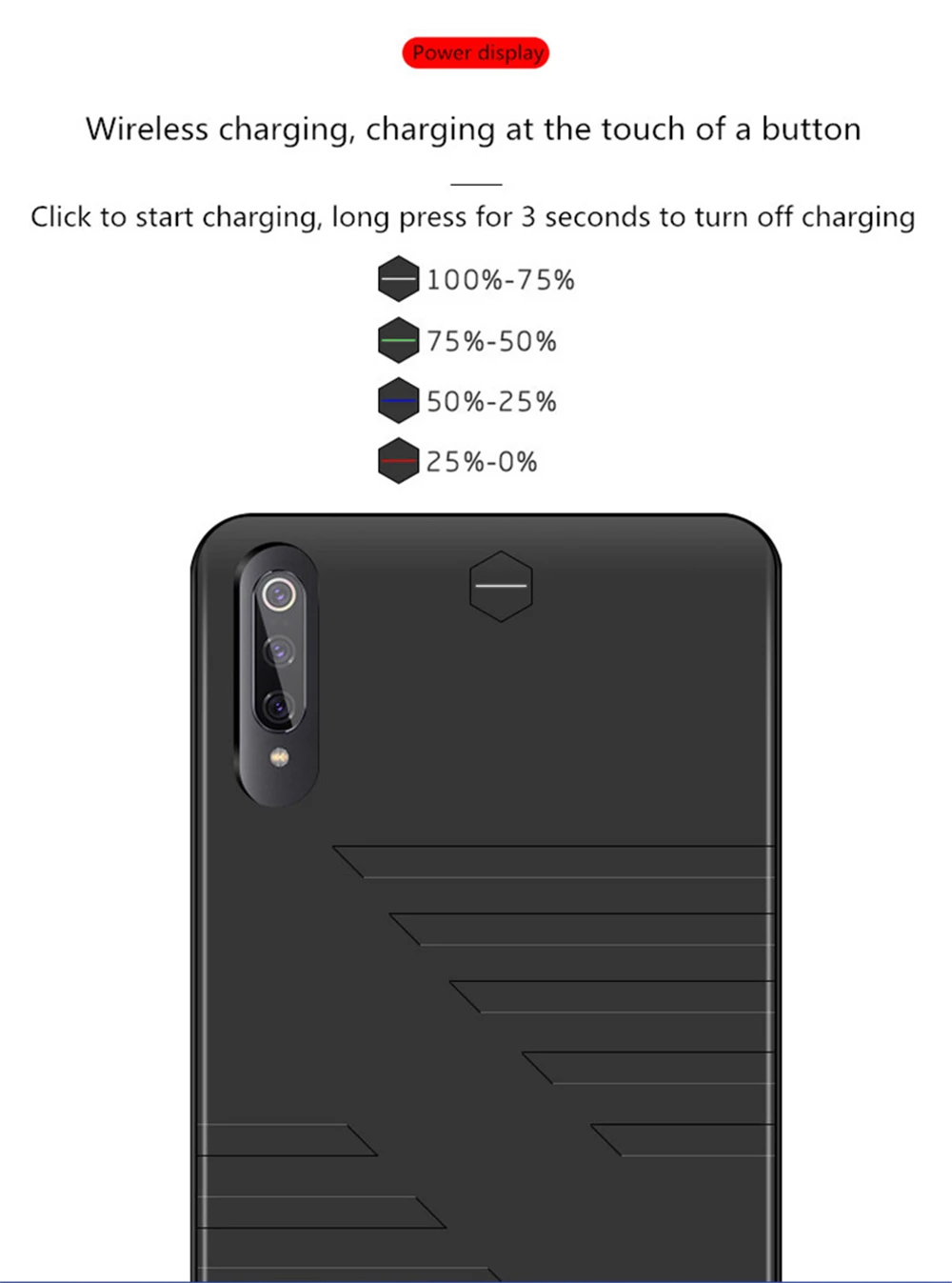 6800 мА/ч расширительный зарядное устройство чехол для Xiaomi Mi 9 батарея ультра