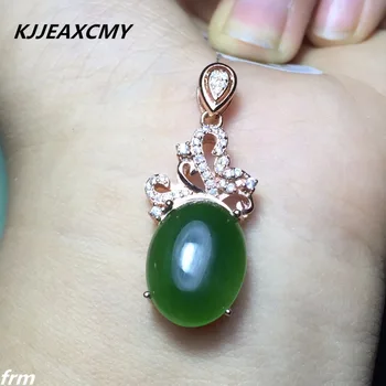 

KJJEAXCMY boutique jewelry,Natural Hetian Yushu Necklace Pendant wholesale 925 sterling silver