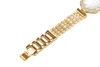 MISSFOX-Reloj de perlas naturales para mujer, de acero inoxidable, resistente al agua, dorado, de cuarzo, diamante ► Foto 3/6