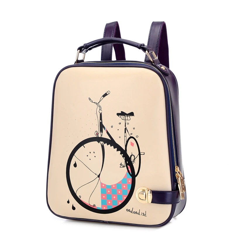 

Korean Women's Backpacks Leather Designer Preppy School Bags For Teenagers Girls Backpack Schoolbag Top-handle Mochila Femininas