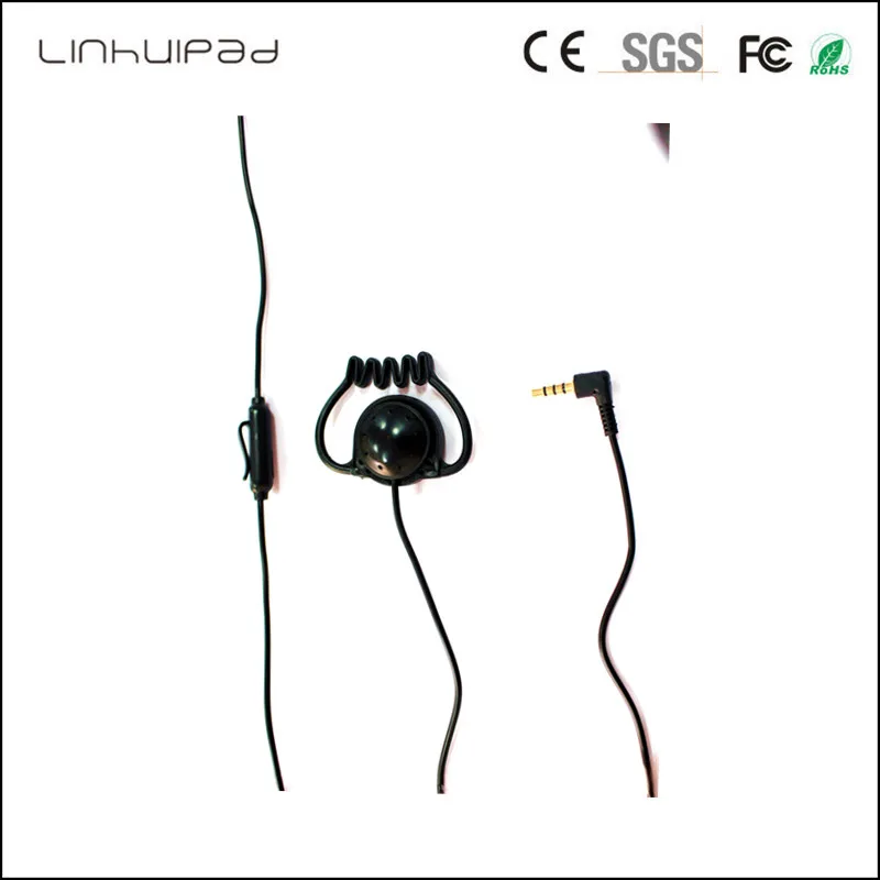 linhuipad Soft Hook earphbuds microphone Headsets earphons for Church Translation Teaching Travel Simultaneous Interpretation