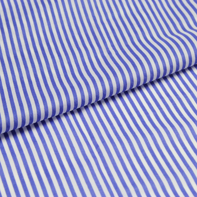 100 cotton fabric blue and white stripe print striped design 100g/meter,CT052in Fabric from