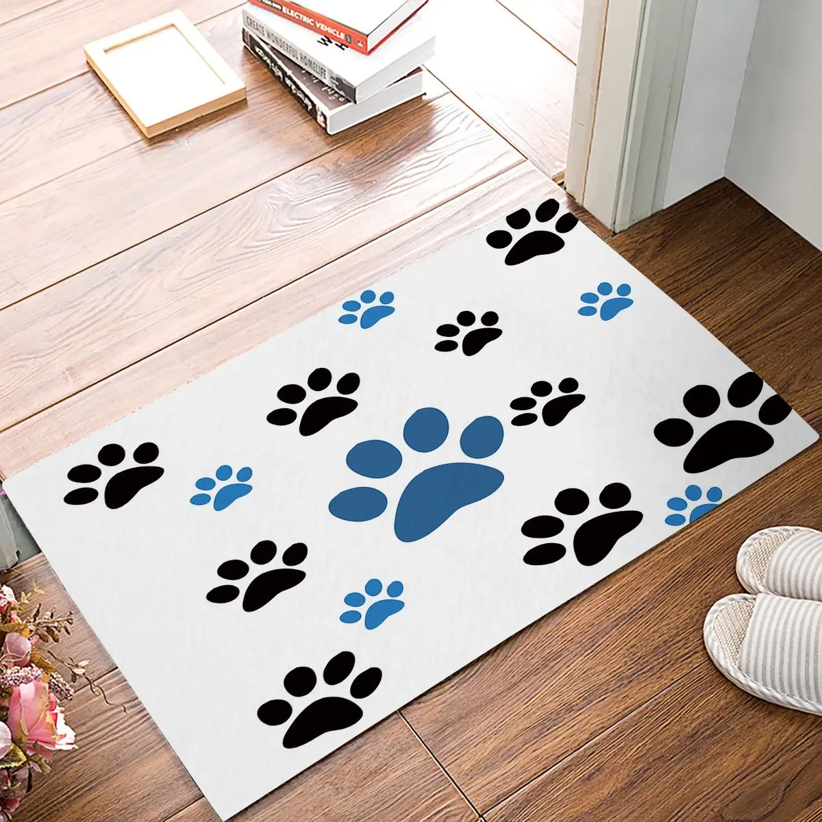 Buy Funny Paws Footprints Door Mats Kitchen Floor Bath