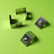 Светодиодный фонарь полосы угловой алюминиевый корпус 1818 Пряжка монтажный металлический зажим x100