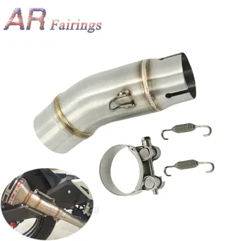 

18-19 Ninja400 Exhaust Middle Pipe for Kawasaki Ninja 400 Z400 2018 2019 Link Pipe Stainless Steel