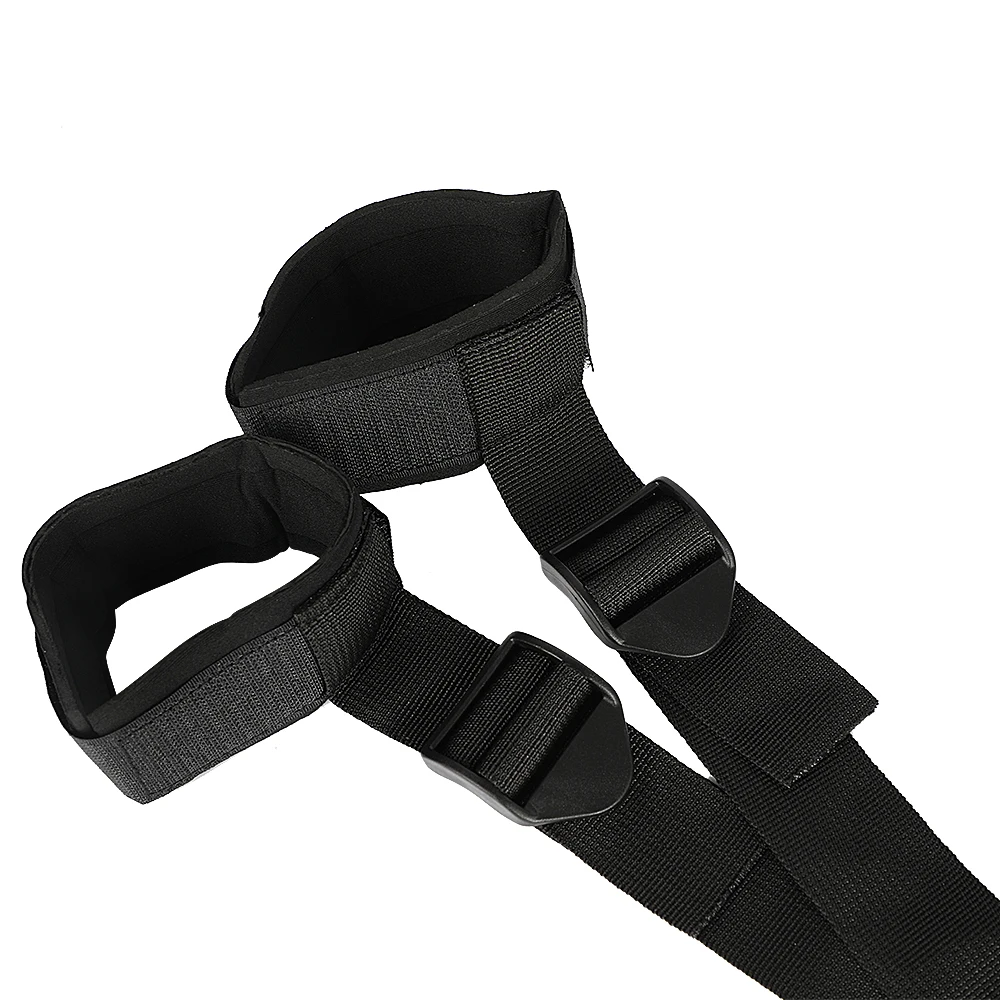 Bondage toys exotic bdsm bondage PU handkerchief love game fetish bondage leg open ankle cuff Sex H