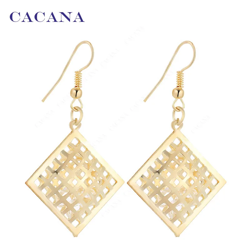 CACANA Dangle Long Earrings For Women Top Quality Chinese Knots Shape Bijouterie Hot Sale No.A429 A430