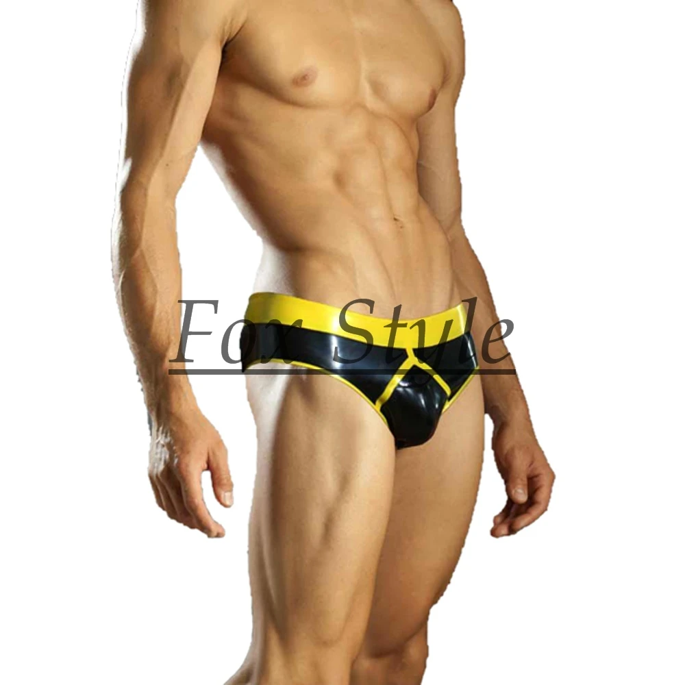 

latex G-string Thongs sexy rubber T-back for men