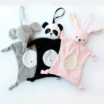 

Babies Plush Soothing Toys Security Blanket Baby Toys Soothing Towel For Baby Care Animal Shape Newborns Blankie Soothing Towels
