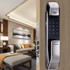 SAMSUNG-cerradura de puerta Digital con huella dactilar, pulsador, WIFI, Bluetooth, App, SHS-DP728, versión en inglés, muesca grande, AML320 ► Foto 2/6