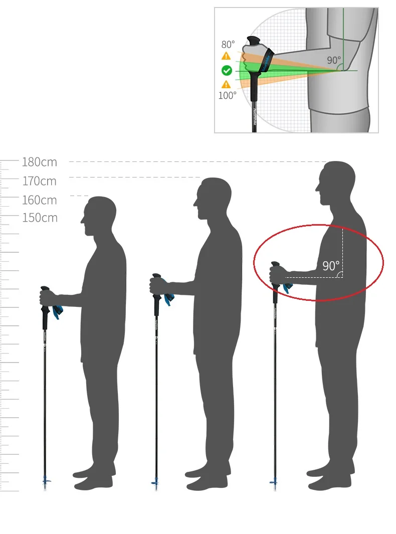 pioneer fibra de carbono trekking caminhada pólos dobrável para acampamento escalada esqui caminhadas varas alpenstock pólos