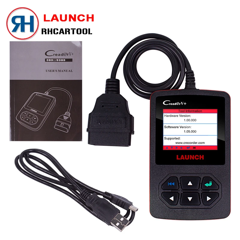 Prix pour 100% D'origine Lancement Creader V + OBD2 Lecteur de code scanner CReader V Plus OBDII outil de diagnostic Mise À Jour Gratuite en ligne Prix pour 100% D'origine Lancement Creader V + OBD2 Lecteur de code scanner CReader V Plus OBDII outil de diagnostic Mise À Jour Gratuite en ligne
