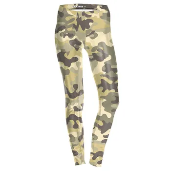 

2019 Multicolor Camouflage Printing Women's Legging Fashion Cool Fitness Leggings Women Four-Season Slim Pants Trouser
