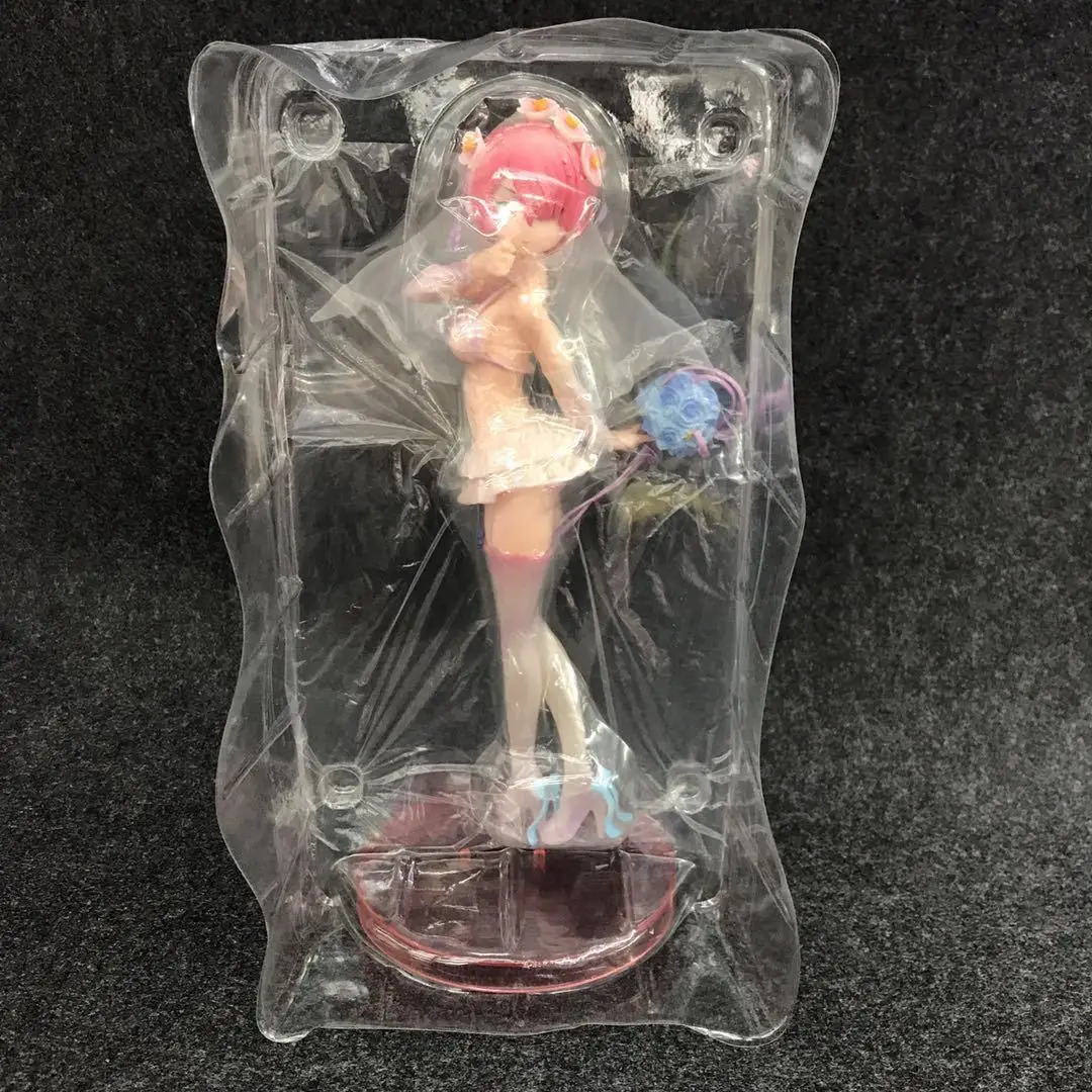 

RE:LIFE IN A DIFFERENT WORLD FROM ZERO REM ACTION FIGURE 1/8 SCALE PAINTED FIGURE WEDDING DRESS GIRL VER. REM PVC FIGURE TOY