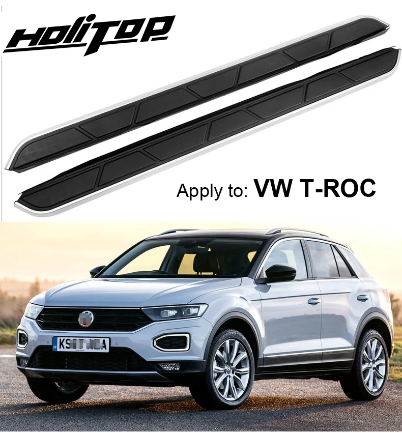 OE side step side bar running board for VW T ROC 2018 2019+, original