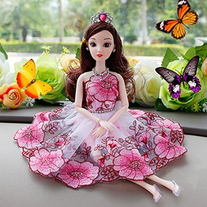 Маленькое Кукольное свадебное платье Принцесса вечернее длинное платье юбка Свадебная одёжная вуаль для Кукла Барби подходит 11-1" Blyth кукла подарок - Цвет: 13