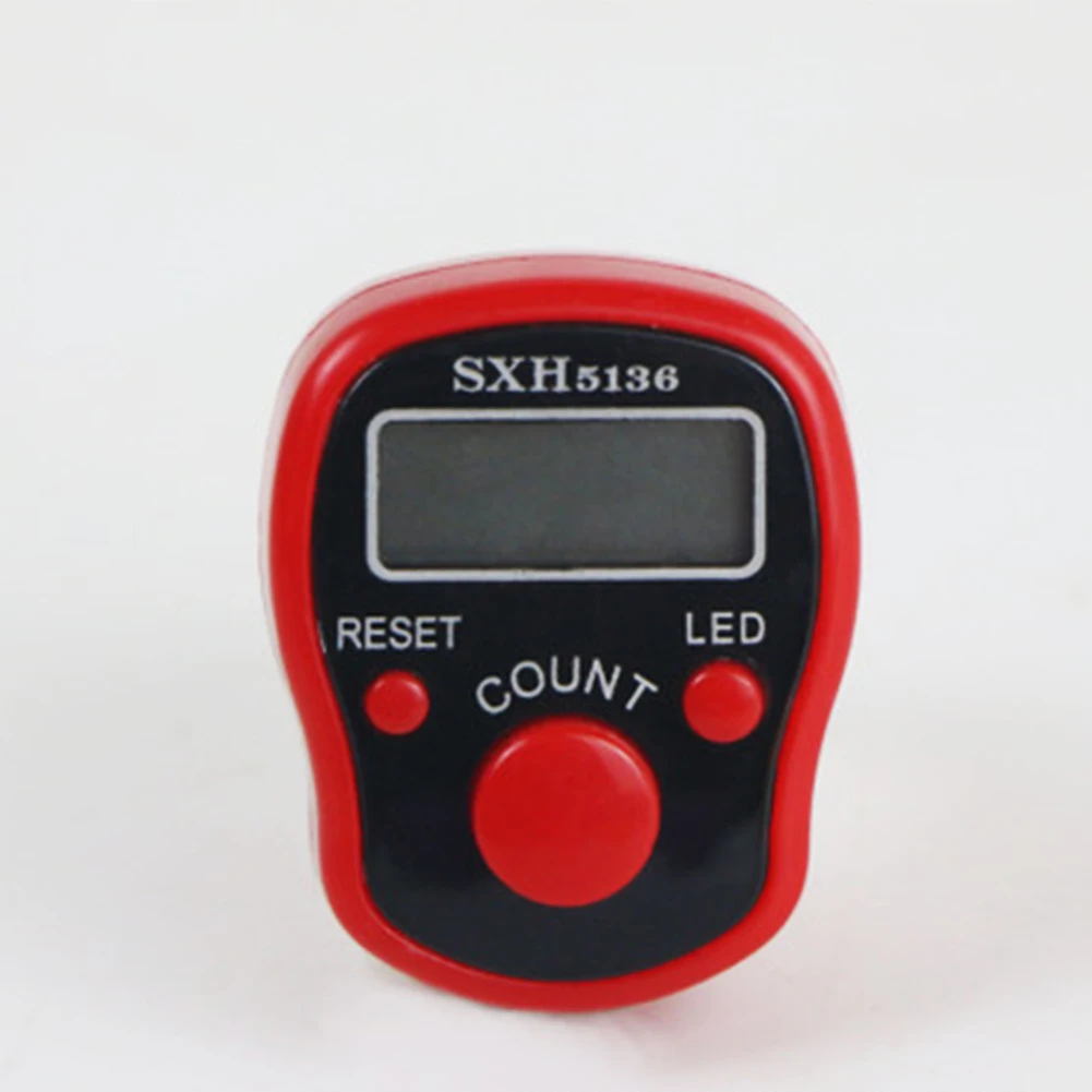 

Electronic Digital LCD Screen Finger Counter Portable Hand Operated Mini Counter Tally Random Color