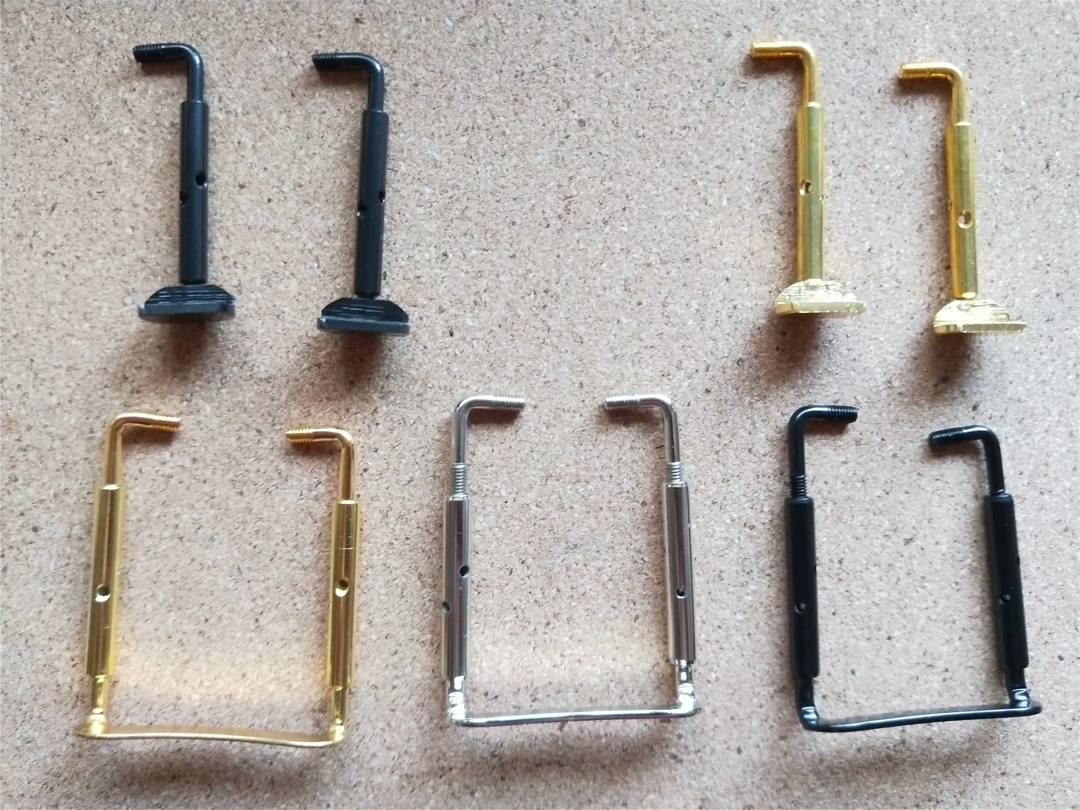 

10 Sets Violin Chin Rest Screws 3/4 To 4/4 Fiddle Parts In Different Types
