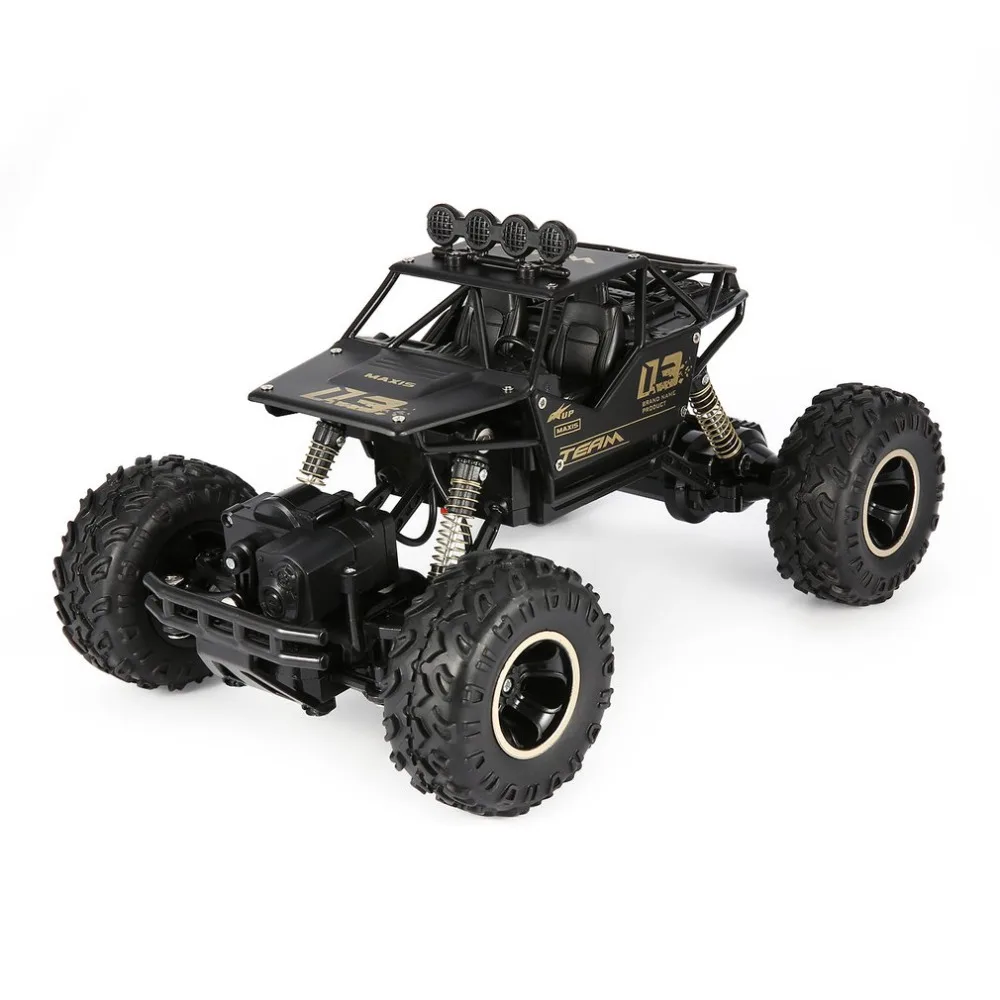 New1/16 2,4 GHz корпус из сплава Rock Crawler 4WD двойные моторы внедорожный пульт дистанционного управления RC багги Bigfoot скалолазание автомобиль VehicleToys