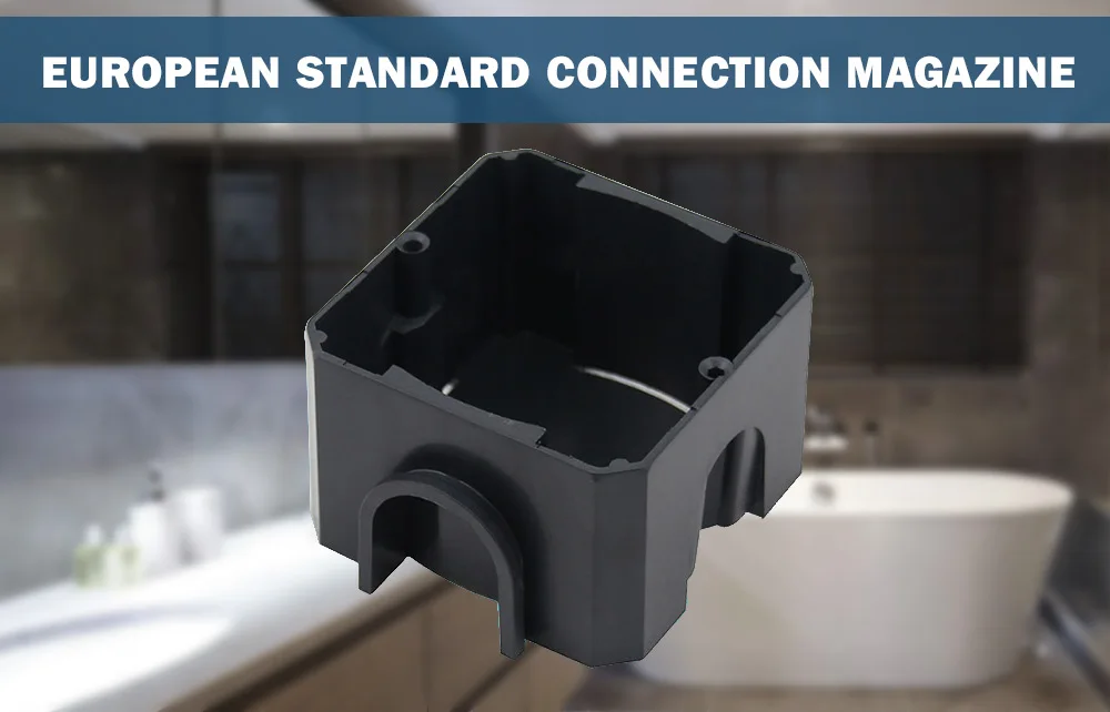 3 предмета в комплекте Европейский стандарт площади настенный выключатель гнездо Box escm-02